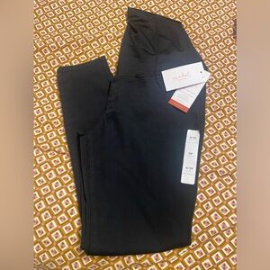 Maternity jeans over the belly